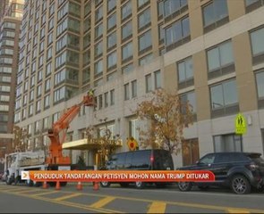 Penduduk tandatangan petisyen mohon nama Trump ditukar