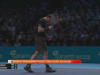 Murray berhempas pulas tundukkan Nishikori