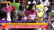 Caso Roque González el colegio se negó a darle las notas a una de las alumnas denunciantes