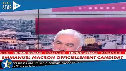 "Relevez-vous !" : agacé par ses chroniqueurs, Pascal Praud fait semblant de tomber de sa chaise