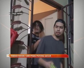 Parodi raver, cari pisau potong sayur