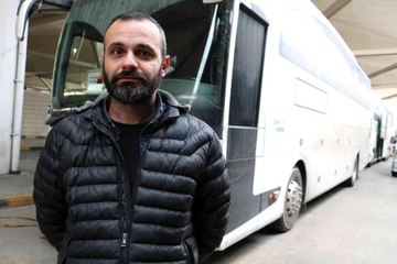 Türk vatandaşlarının tahliyesi için Ukrayna'ya giden onlarca otobüs dönüş yolunda