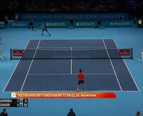 Kei Nishikori tundukkan Stanislas Wawrinka
