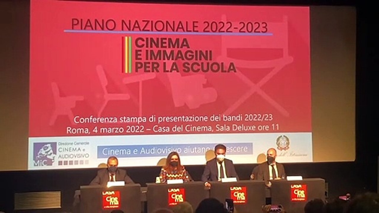 Cinema e audiovisivo, 54 milioni per progetti nelle scuole