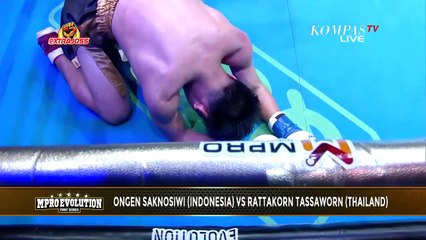 Ongen Saknosiwi Menang KO di Ronde 4 Setelah Layangkan Hook dan Hujani Tinju ke Petinju Thailand