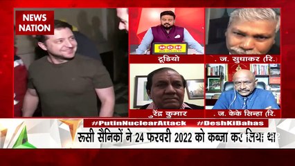 Desh Ki Bahas: ये लड़ाई विश्व के हित के लिए नहीं है- Rtd.Maj Gen Sudhakar, Security Expert