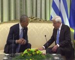 Barack Obama kicks off final foreign trip as president in Athens