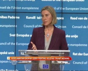 Keselamatan Eropah lebih penting selepas kemenangan Trump