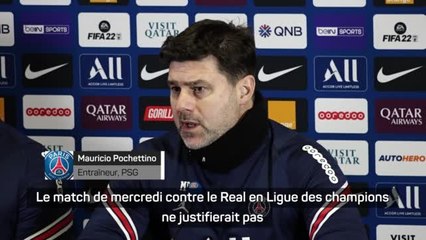 PSG - Pochettino : "La meilleure manière de préparer le Real, c'est d'y aller à fond"