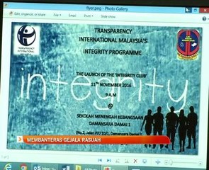 Membanteras gejala rasuah