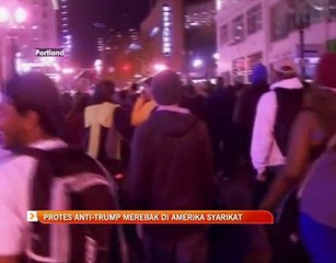 Protes anti-Trump merebak di Amerika Syarikat