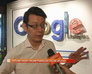 Hotlink Credit dalam pembelian dalam aplikasi