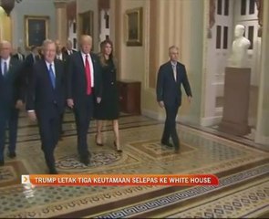 Trump letak tiga keutamaan selepas ke White House