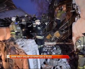 Enam maut dalam letupan gas di Rusia