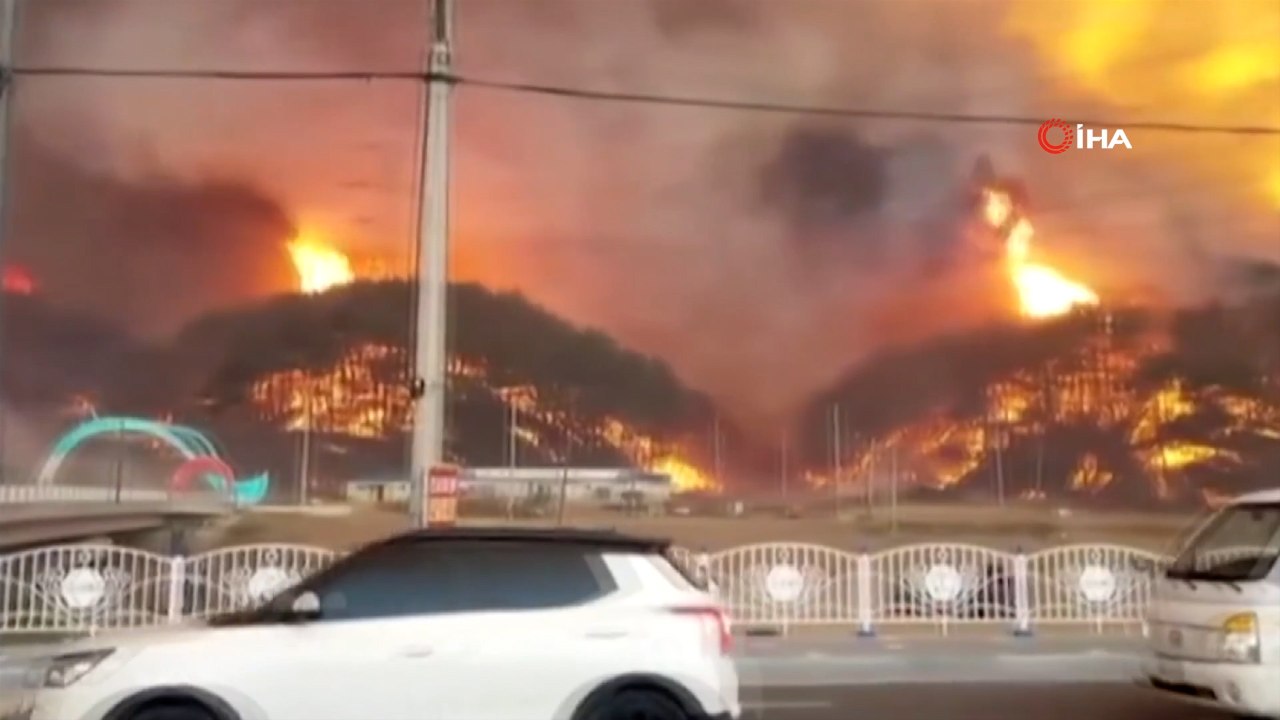 Güney Kore’deki orman yangını Hanul Nükleer Santrali yakınına ulaştı