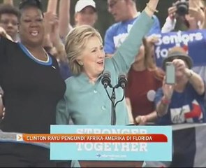 Hillary Clinton rayu pengundi  Afrika-Amerika di Florida