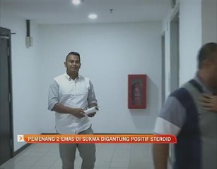 Pemenang 2 emas di SUKMA digantung positif steroid