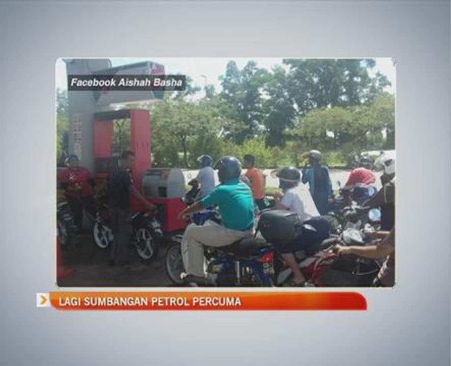 Lagi sumbangan petrol percuma