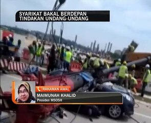 Kren tumbang: Syarikat bakal berdepan tindakan undang-undang