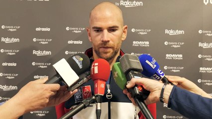 Coupe Davis 2022 - Adrian Mannarino : "Peu importe la manière, l'essentiel était de gagner !"