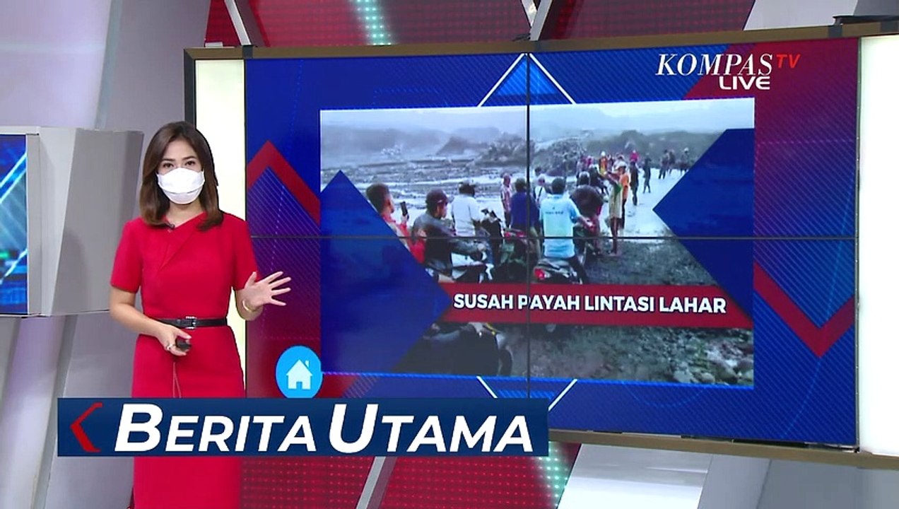 Pilihan Warga Hanya Memutar Lebih Jauh atau Berjuang Seberangi Jalur Sungai Lahar Semeru