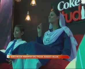 Sofa muzik harapan OKU pekak nikmati muzik