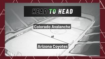 Colorado Avalanche At Arizona Coyotes: Puck Line