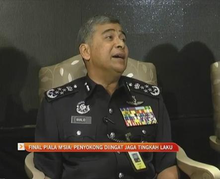 Final Piala Malaysia: Penyokong diingat jaga tingkah laku