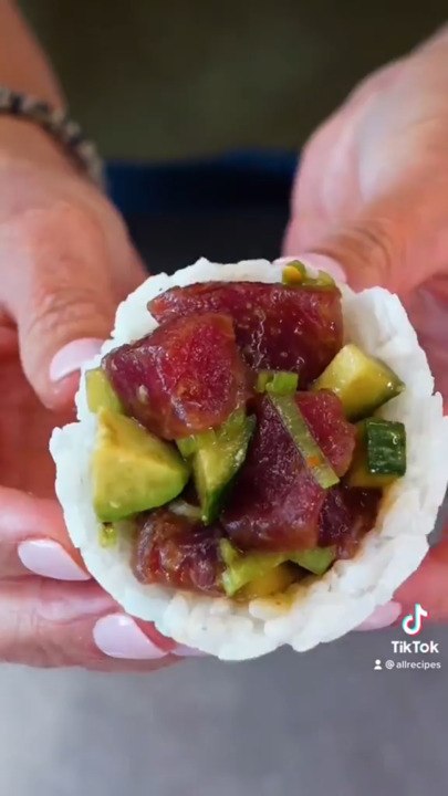 Ahi Sushi Cups