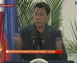 Washington sokong hubungan Manila - Beijing