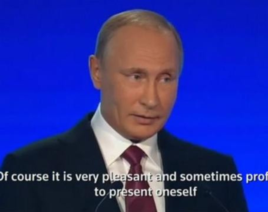 "Russia is not going to attack anyone": Putin