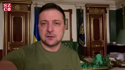 Ukrayna'dan kaçtı iddialarına Zelensky'den videolu yanıt