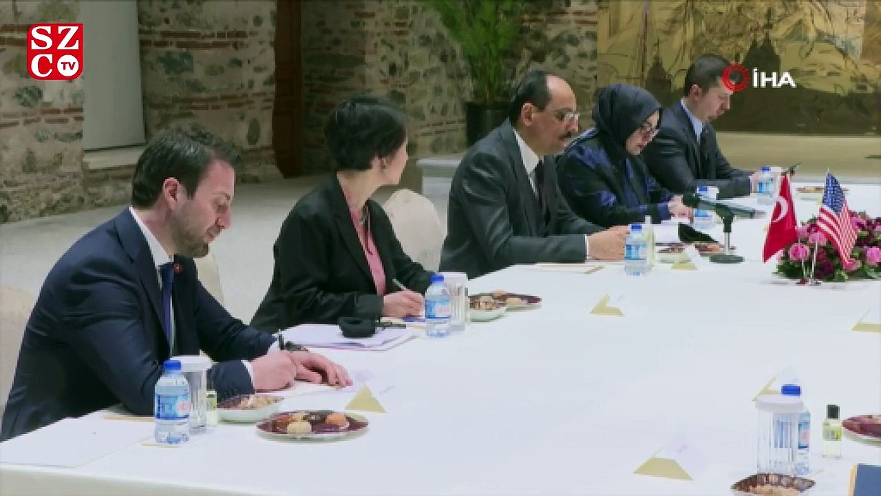 Cumhurbaşkanlığı Sözcüsü Kalın, ABD Dışişleri Bakan Yardımcısı Sherman ile görüştü