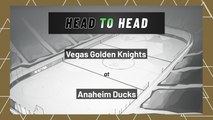 Vegas Golden Knights At Anaheim Ducks: Puck Line, March 4, 2022
