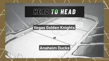 Vegas Golden Knights At Anaheim Ducks: First Period Over/Under