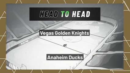 Vegas Golden Knights At Anaheim Ducks: First Period Over/Under