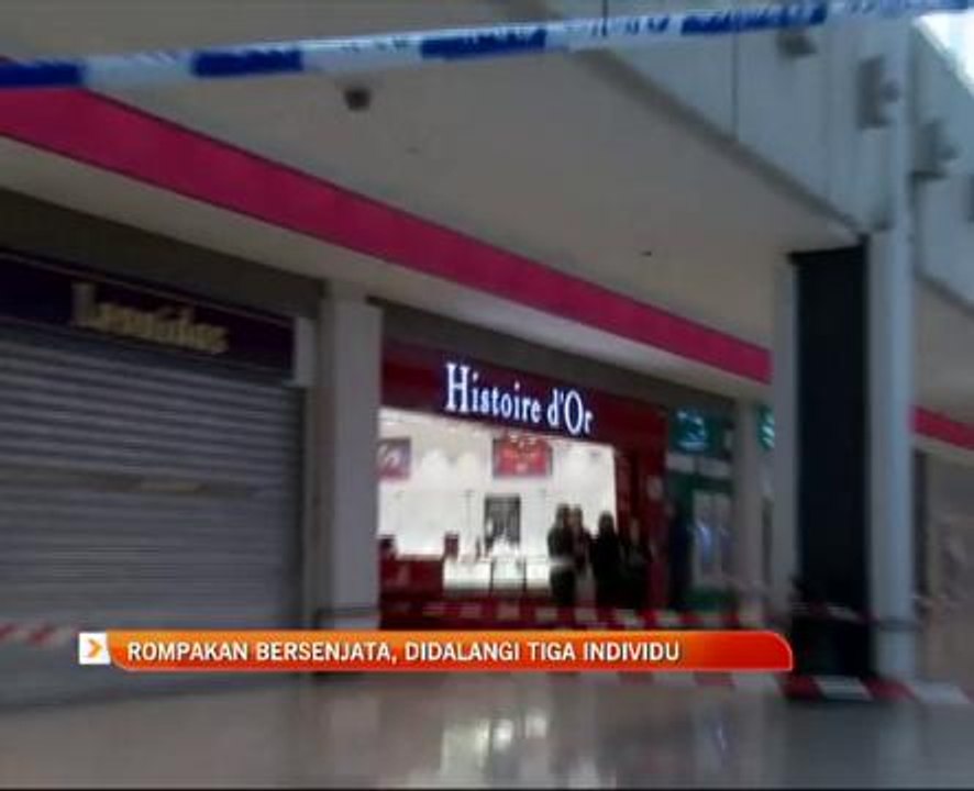 Rompakan bersenjata, didalangi tiga individu