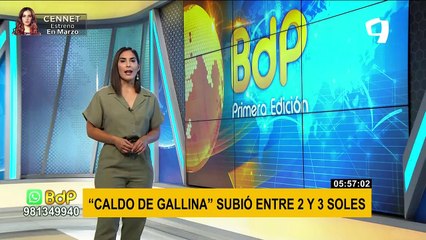 La Victoria: Sube el precio del Caldo de Gallina ante alto costo de insumos