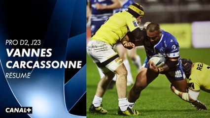 Le résumé de Vannes / Carcassonne - PRO D2 - J23