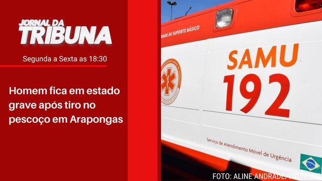 Homem fica em estado grave após tiro no pescoço em Arapongas