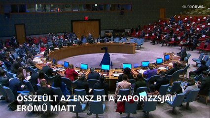 Vita az ENSZ BT-ben a zaporizzsjai erőmű területén kiütött tűz miatt