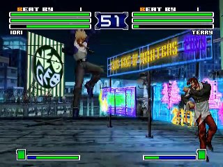 The King of Fighters 2003 online multiplayer - ps2