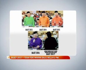 Bajet 2017: Teka-teki warna baju melayu PM