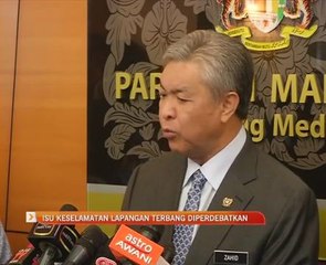 Isu keselamatan lapangan terbang diperdebatkan