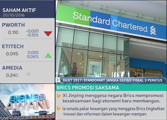 Bajet 2017: Standard Chartered jangka defisit fiskal 3%
