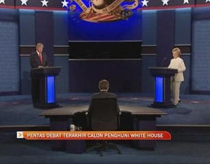 Pentas debat terakhir calon penghuni White House