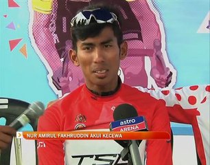 Nur Amirul Fakhruddin kecewa