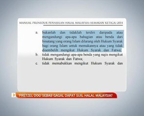 'Pretzel Dog' sebab gagal dapat sijil halal Malaysia?