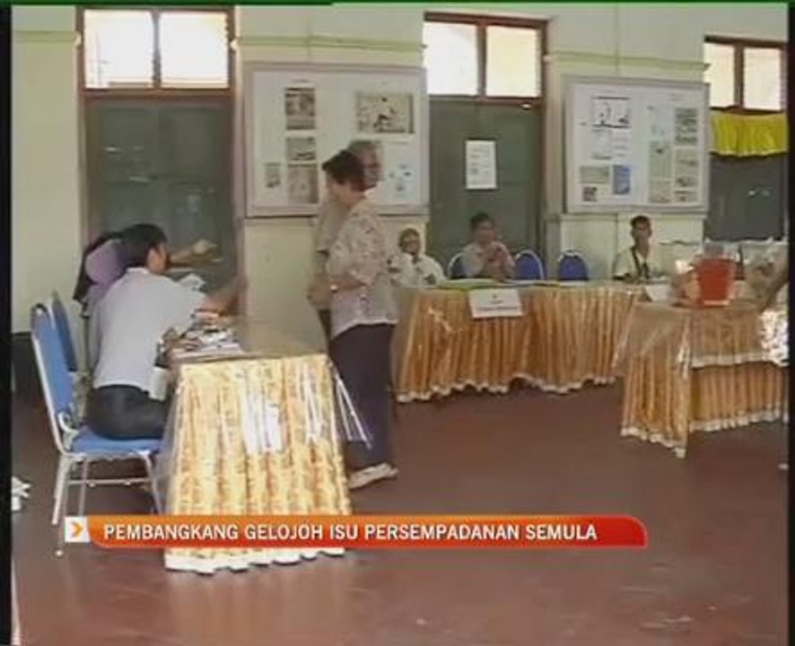 Pembangkang gelojoh isu persempadanan semula