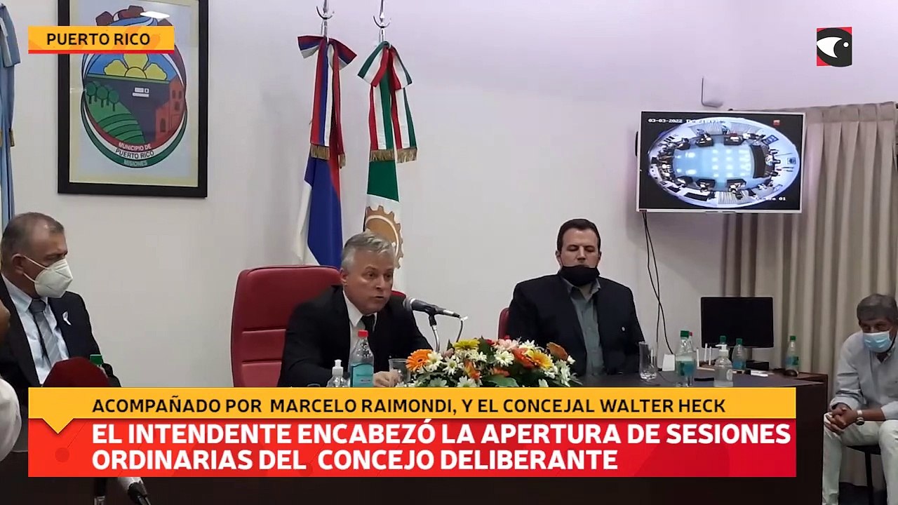 El intendente encabezó la apertura de Sesiones Ordinarias del Concejo Deliberante